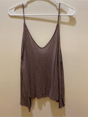 ‼️2 for $8‼️ Tresics Brown Spaghetti-Strap Flowy Camisole
